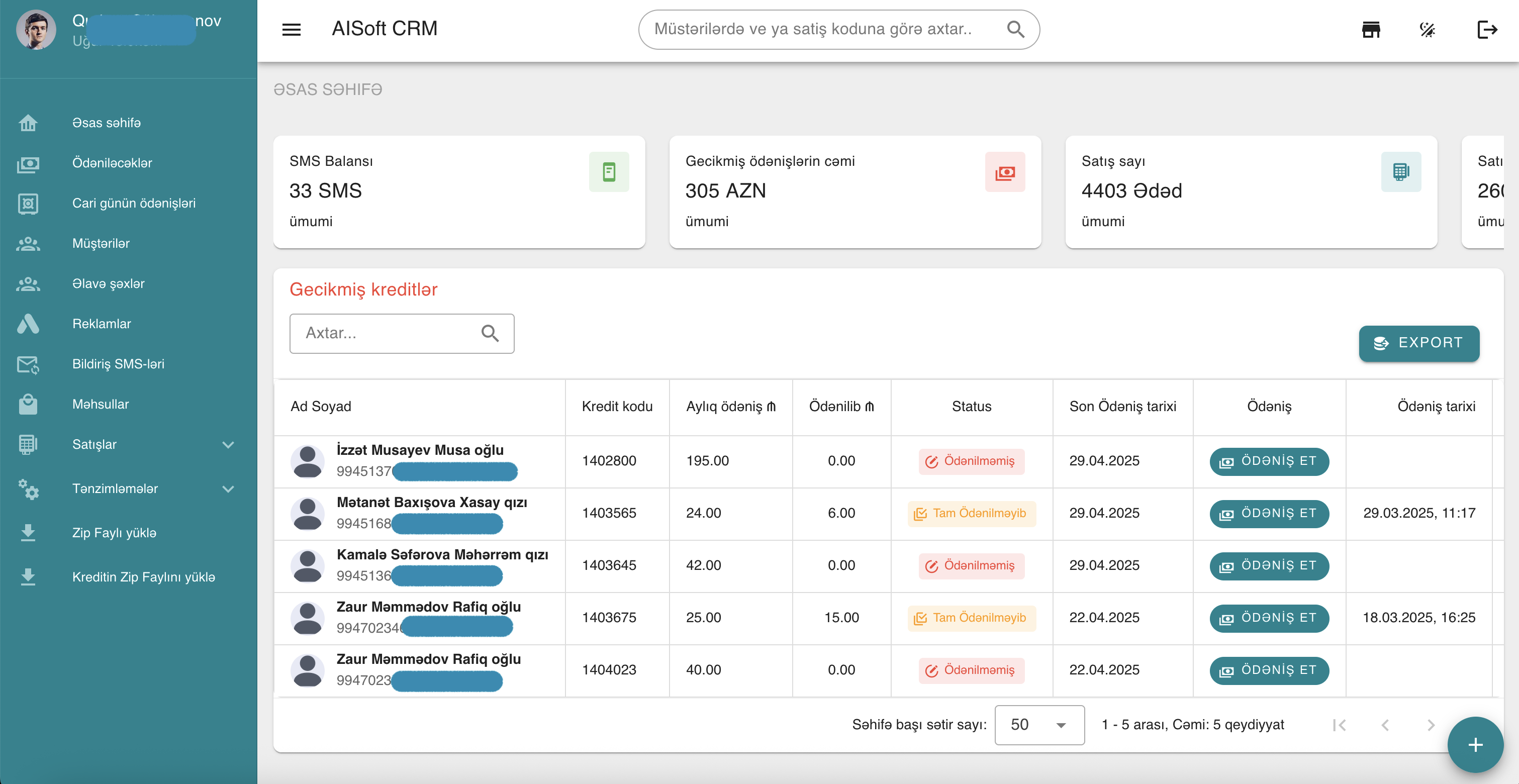BusinessHub CRM Dashboard